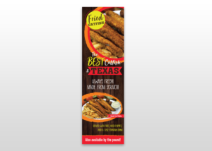 Restaurant needs a vertical banner for fried catfish | Werbe-Design von TracyInspires