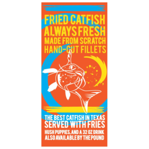 Restaurant needs a vertical banner for fried catfish | Werbe-Design von 75-R-P-Z
