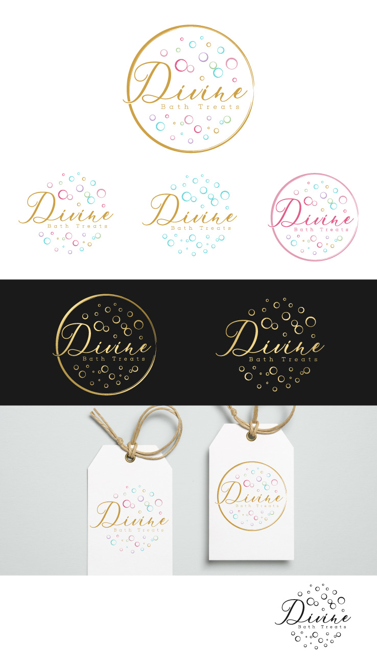 Logo Design by Cactus Designs for Divine Bath Treats | Design #23277632
