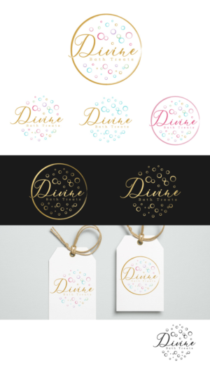 Divine Bath Treats | Logo Design by Amethystica