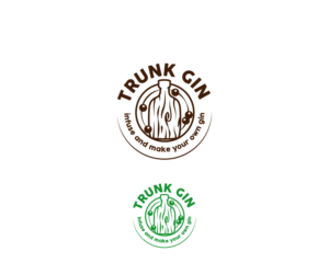 Trunk Gin | Logo-Design von Rawrandrawr