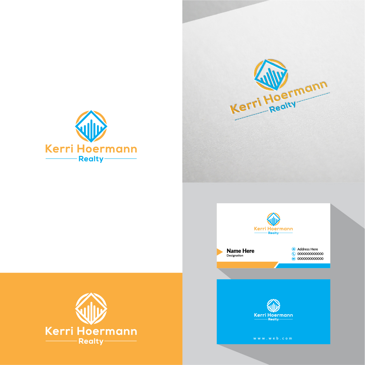 Logo Design by Deziners Zone for Kerri Hoermann Realty | Design #23264929