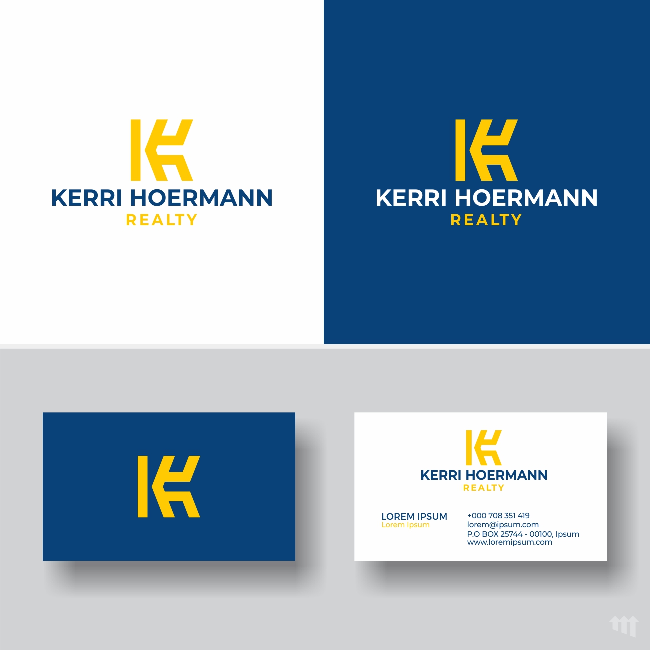 Logo Design by MBARO for Kerri Hoermann Realty | Design #23306827