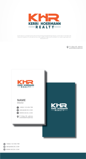 Logo Design by graphicevolution for Kerri Hoermann Realty | Design: #23266291