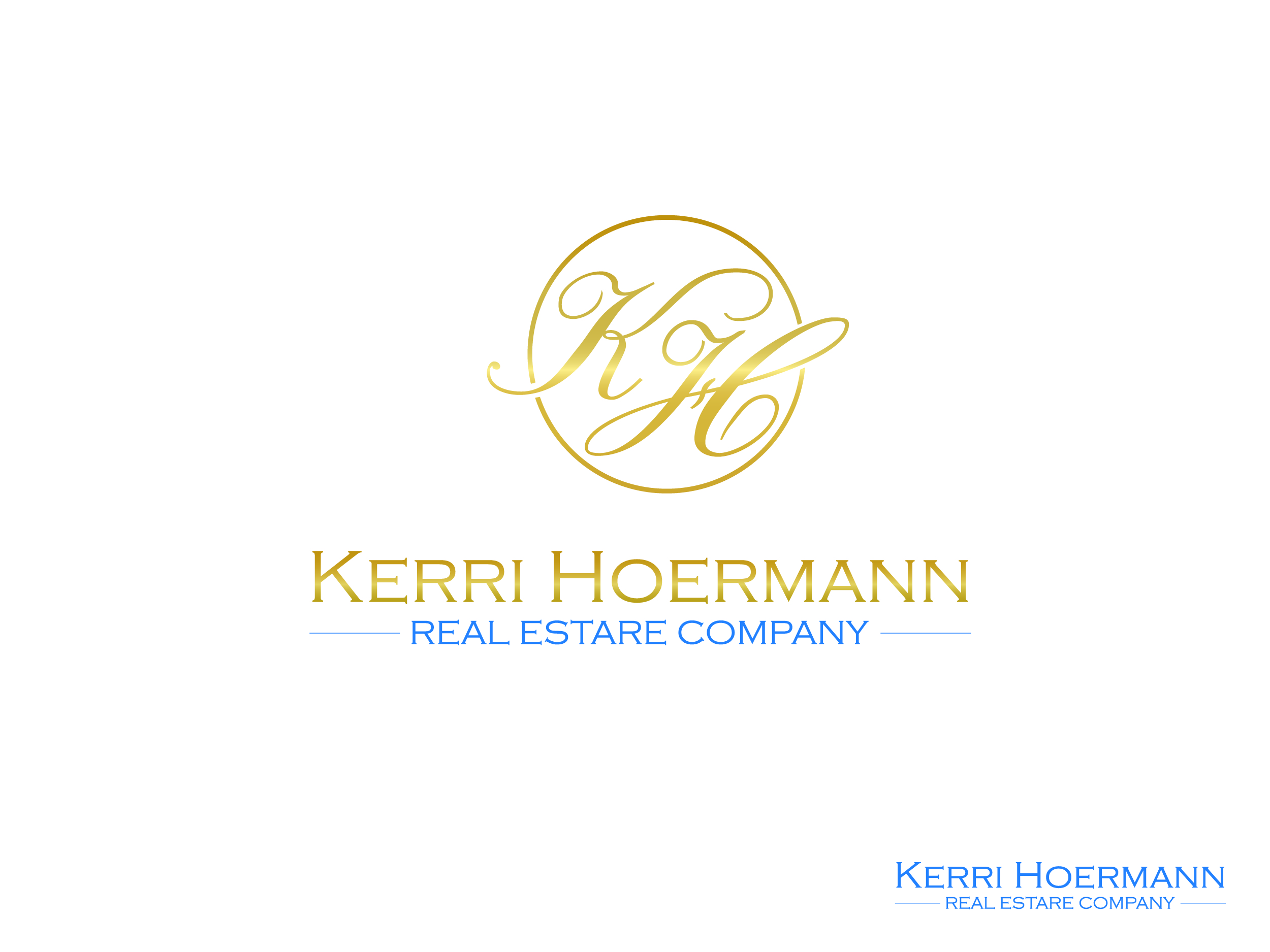 Logo Design by White Mountain GDS for Kerri Hoermann Realty | Design #23273850