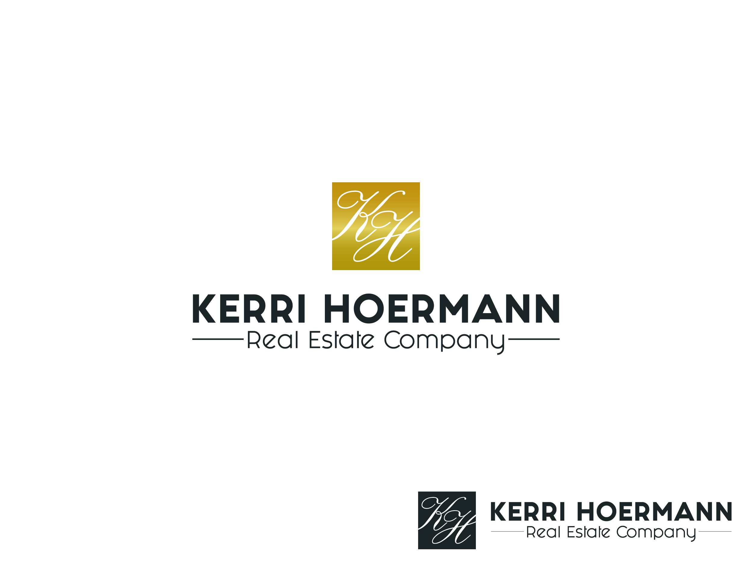 Logo Design by White Mountain GDS for Kerri Hoermann Realty | Design #23273852