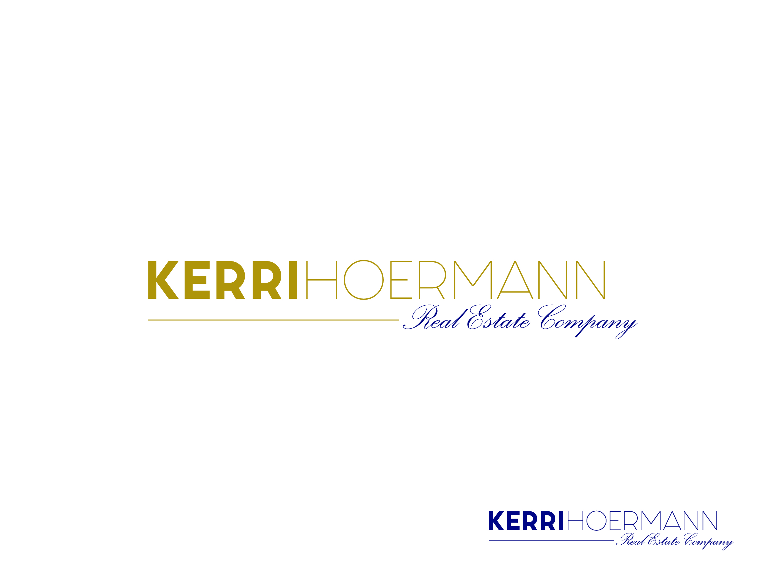 Logo Design by White Mountain GDS for Kerri Hoermann Realty | Design #23274017