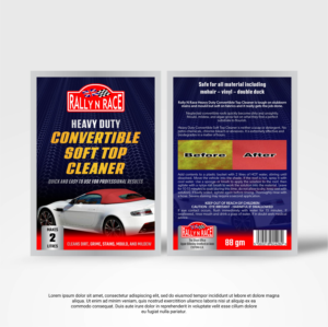 Designing a label for Convertible Hood Cleaner (also 6 more labels to design in the future) | Label Design by Aistikart