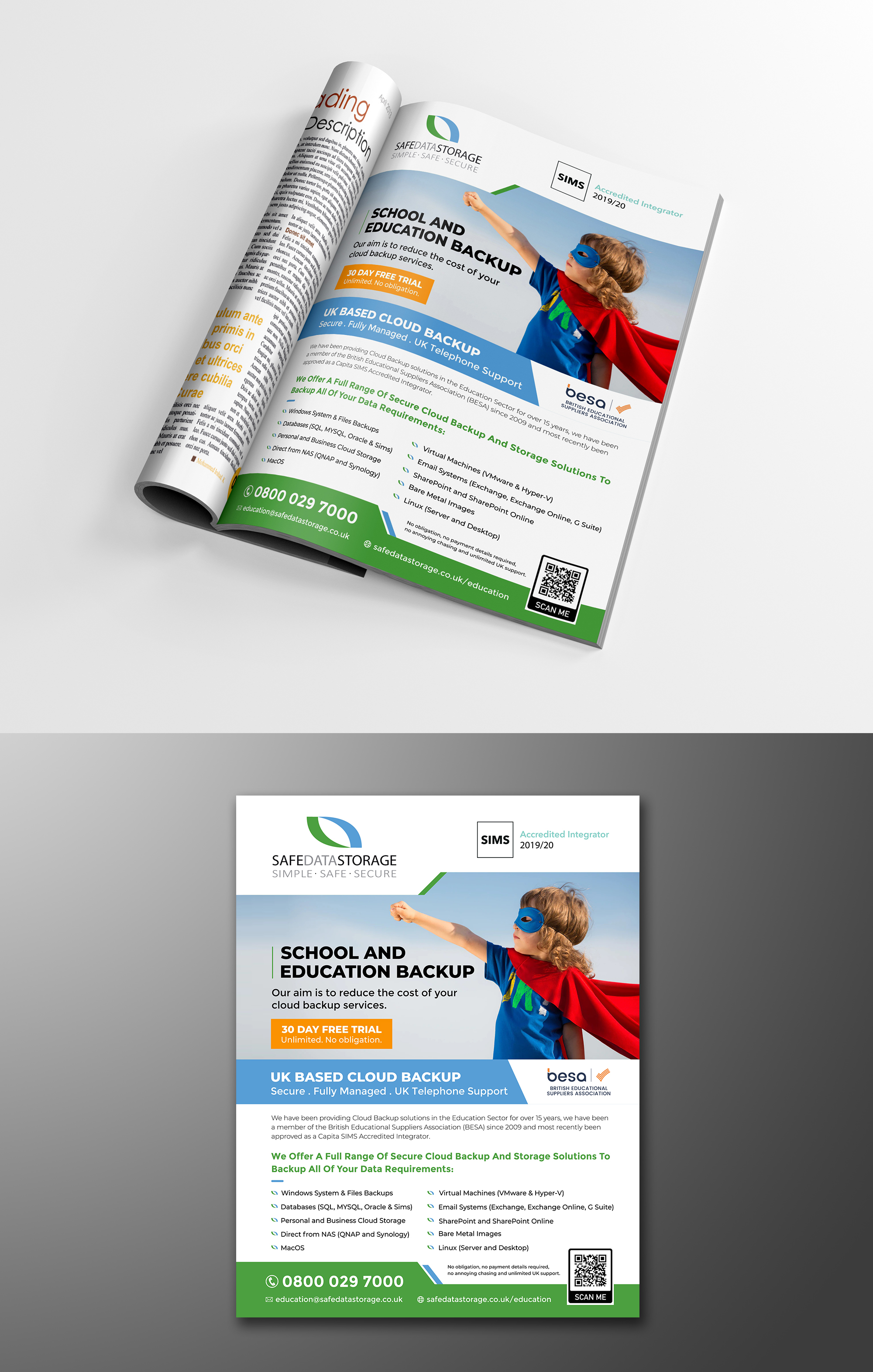 Diseño Publicitario por ecorokerz para Safe Data Storage Ltd | Diseño #23270371