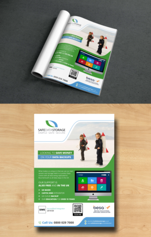 Advertisement Design by ecorokerz for Safe Data Storage Ltd | Design: #23271013
