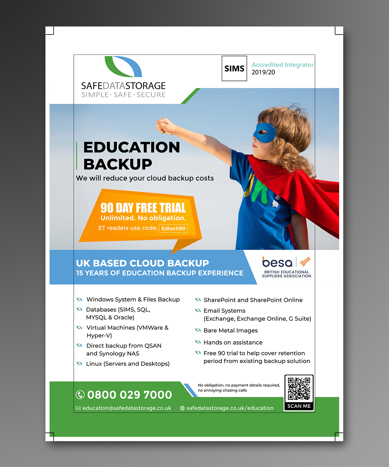 Advertisement Design by ecorokerz for Safe Data Storage Ltd | Design: #23293181
