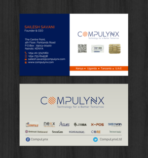 Business Card Design by chandrayaan.creative for COMPULYNX LTD | Design: #23276906