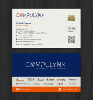 Business Card Design by chandrayaan.creative for COMPULYNX LTD | Design: #23276909