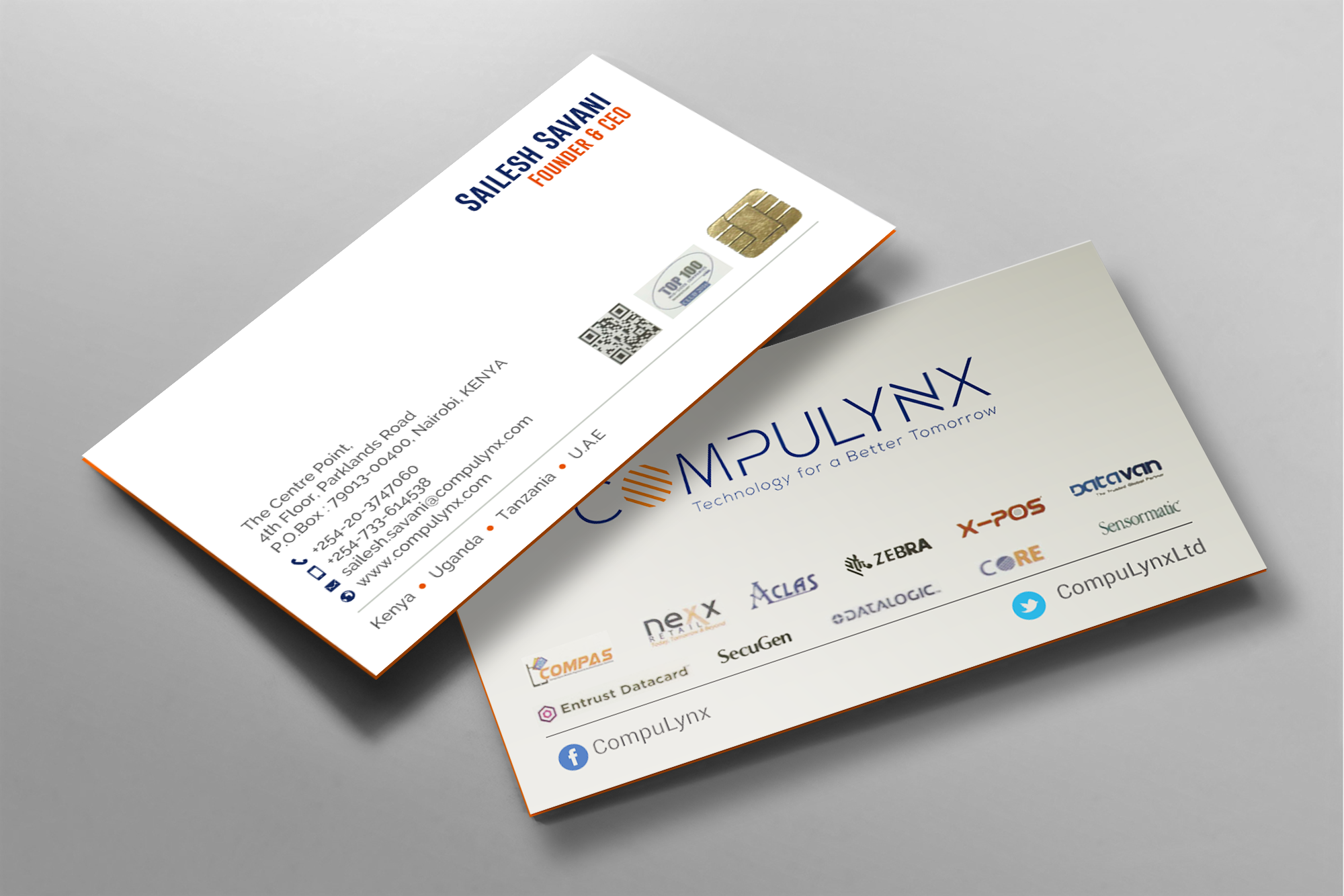 Visitenkarten-Design von chandrayaan.creative für COMPULYNX LTD | Design #23276924