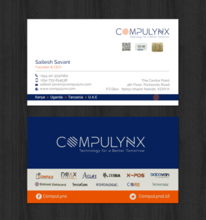 Business Card Design by chandrayaan.creative for COMPULYNX LTD | Design: #23276931