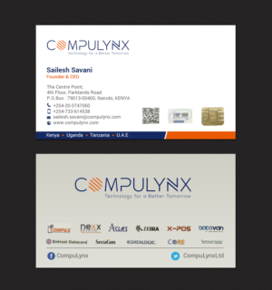 Business Card Design by chandrayaan.creative for COMPULYNX LTD | Design: #23276932