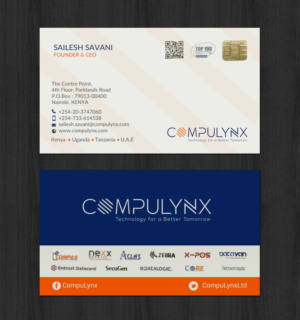 Business Card Design by chandrayaan.creative for COMPULYNX LTD | Design: #23277388