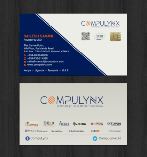 Business Card Design by chandrayaan.creative for COMPULYNX LTD | Design: #23277908