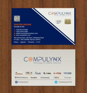 Business Card Design by chandrayaan.creative for COMPULYNX LTD | Design: #23278364