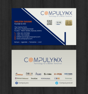 Business Card Design by chandrayaan.creative for COMPULYNX LTD | Design: #23279024