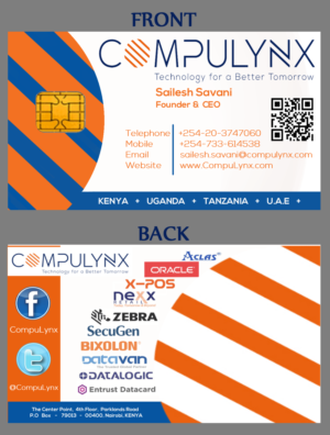 Business Card Design by Domi_Jordan25 for COMPULYNX LTD | Design: #23281772