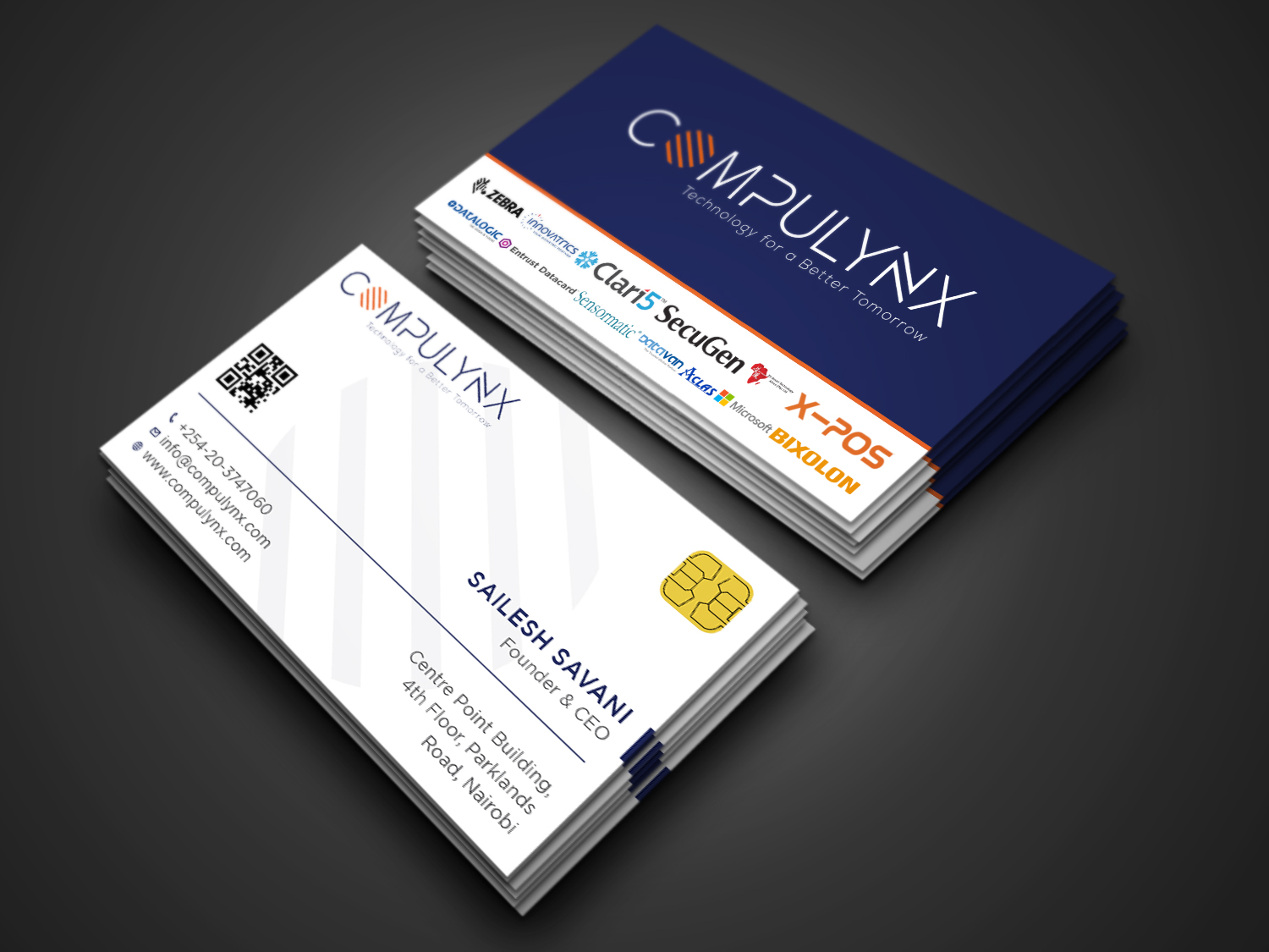 Design de Carte de Visite par Tripti Ranjan Gain pour COMPULYNX LTD | Design #23283760