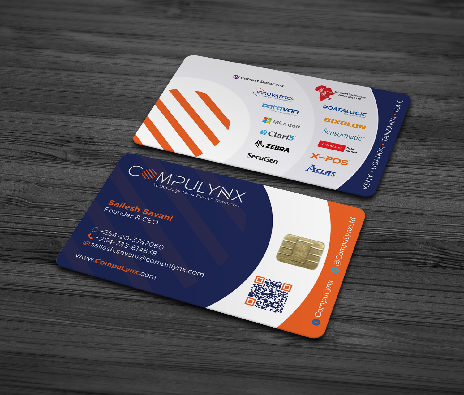 Business Card Design by MDesign for COMPULYNX LTD | Design #23286308