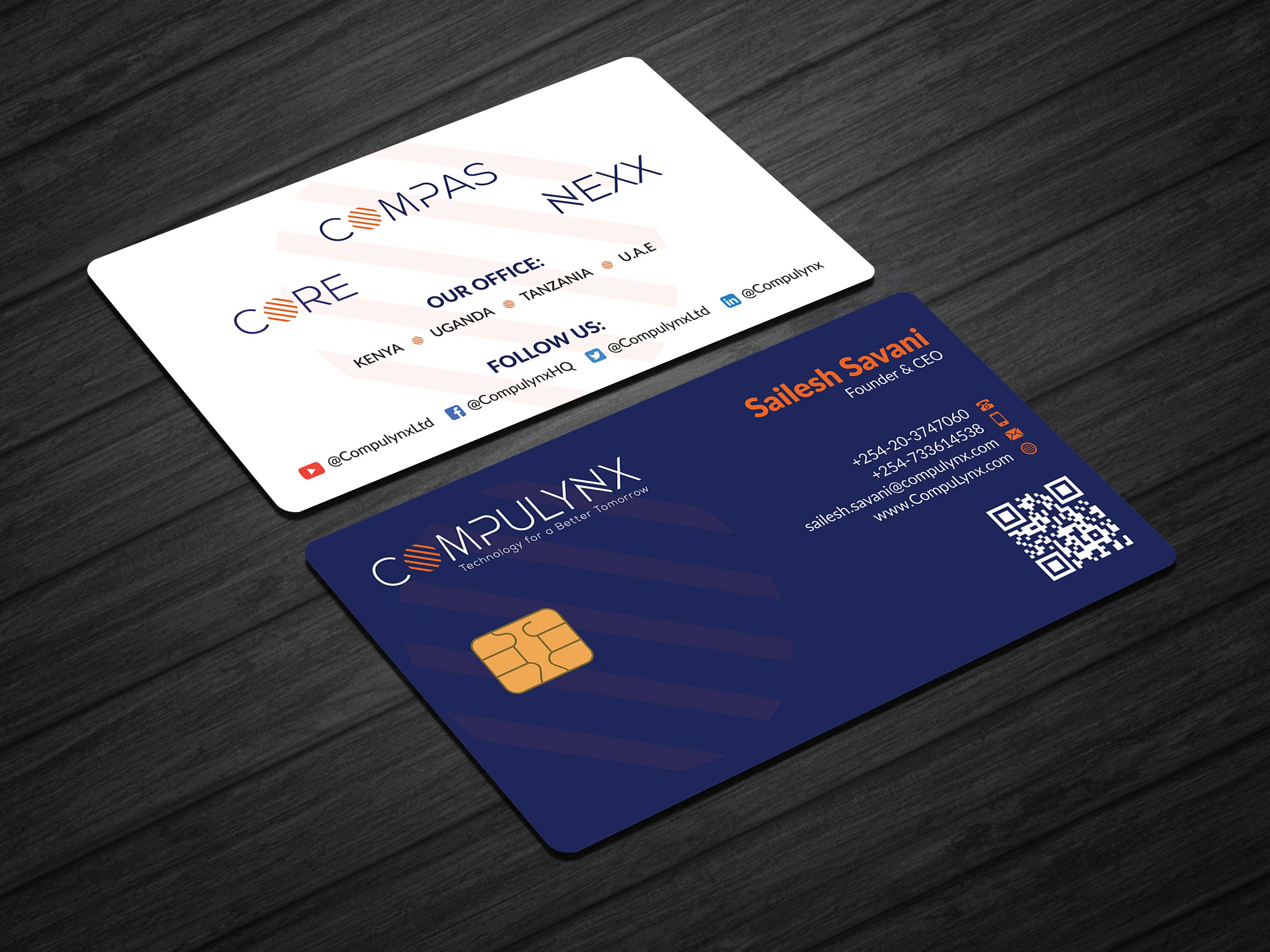 Business Card Design by Musa. A for COMPULYNX LTD | Design: #23375964