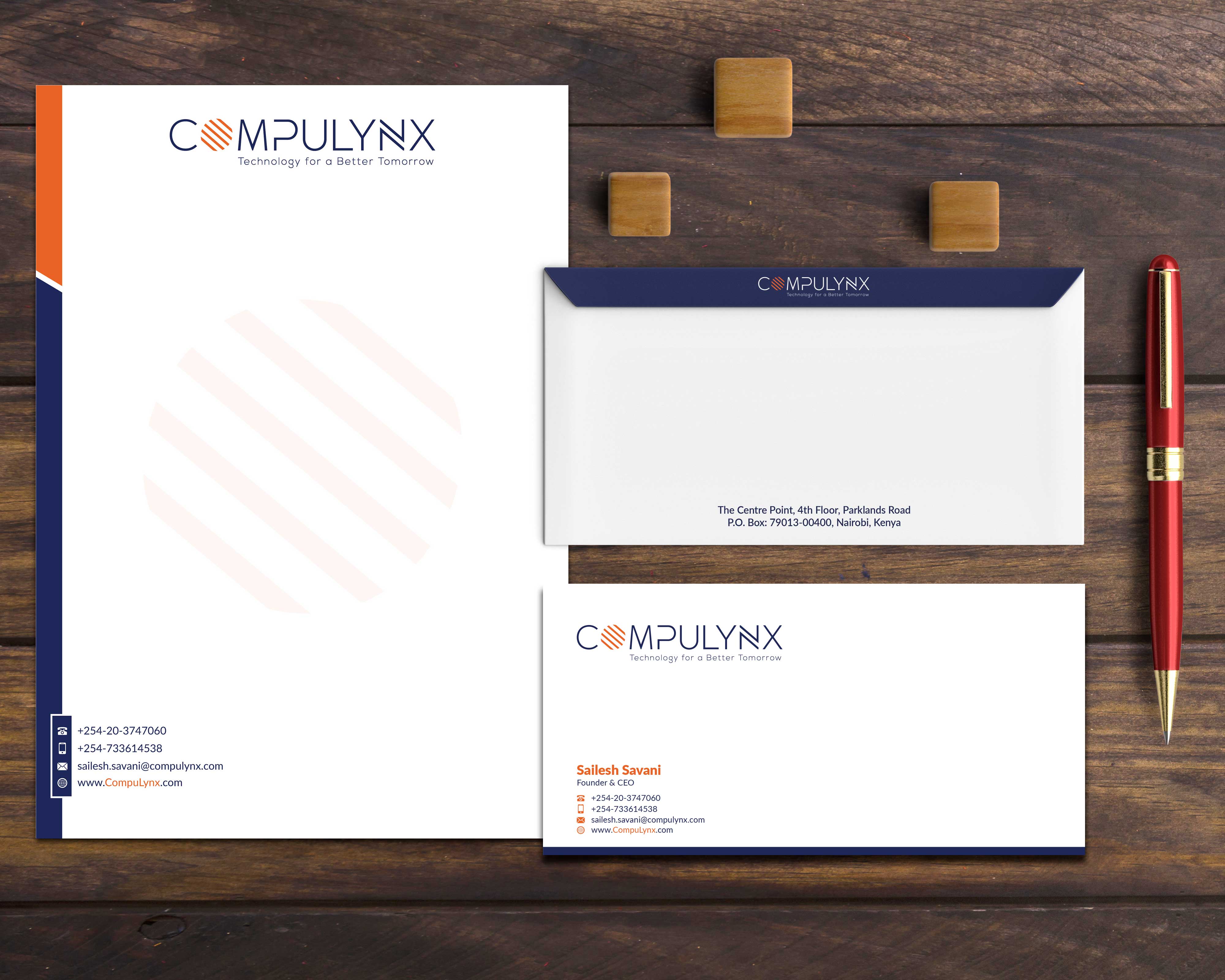 Business Card Design by Musa. A for COMPULYNX LTD | Design #23378516