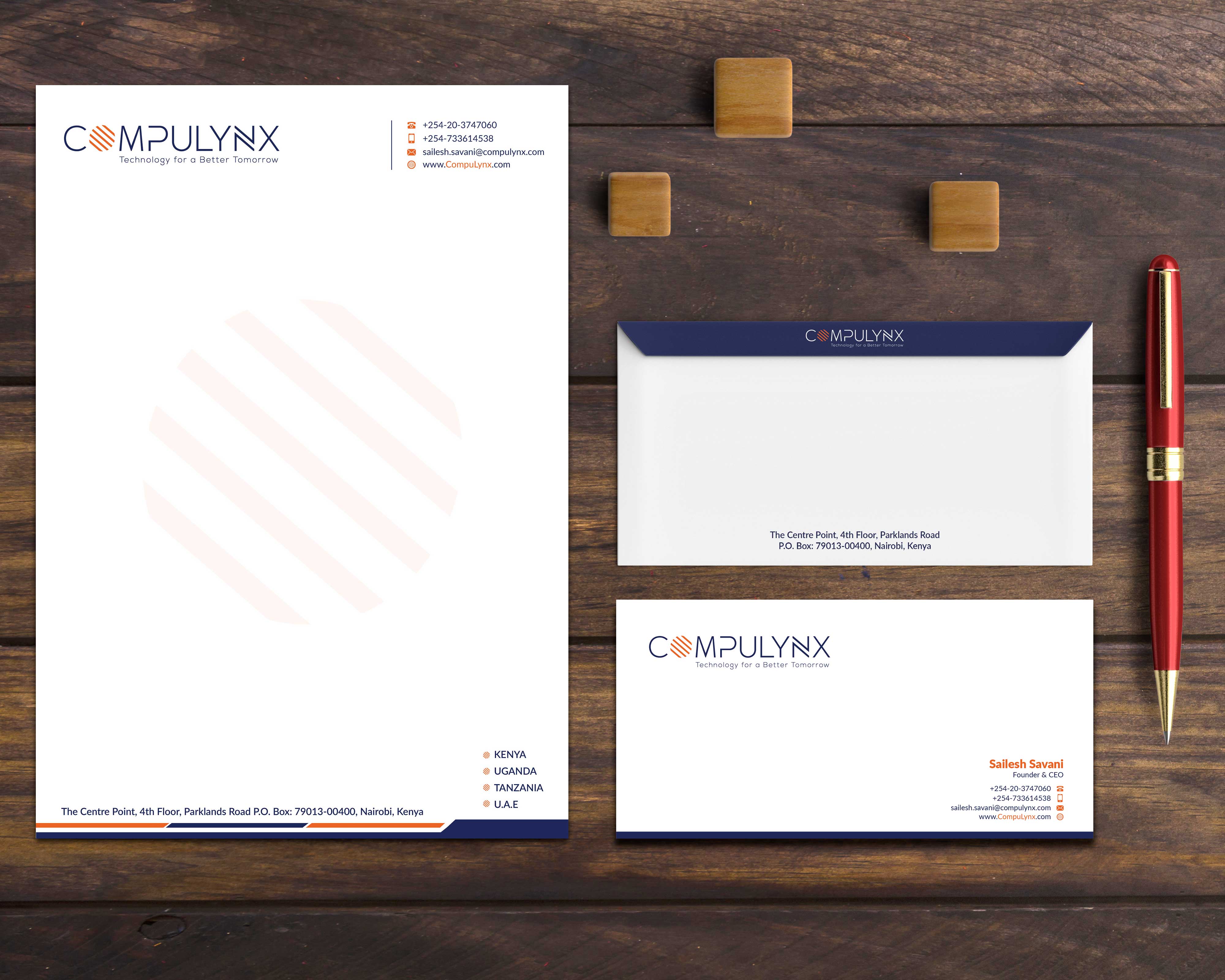 Business Card Design by Musa. A for COMPULYNX LTD | Design #23390647