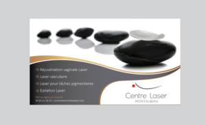 large sticker 80 cms high for 139 cm wide for medical laser center window | Sticker Design by alex989