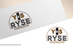 RYSE Construction  | Logo Design by Juli creation