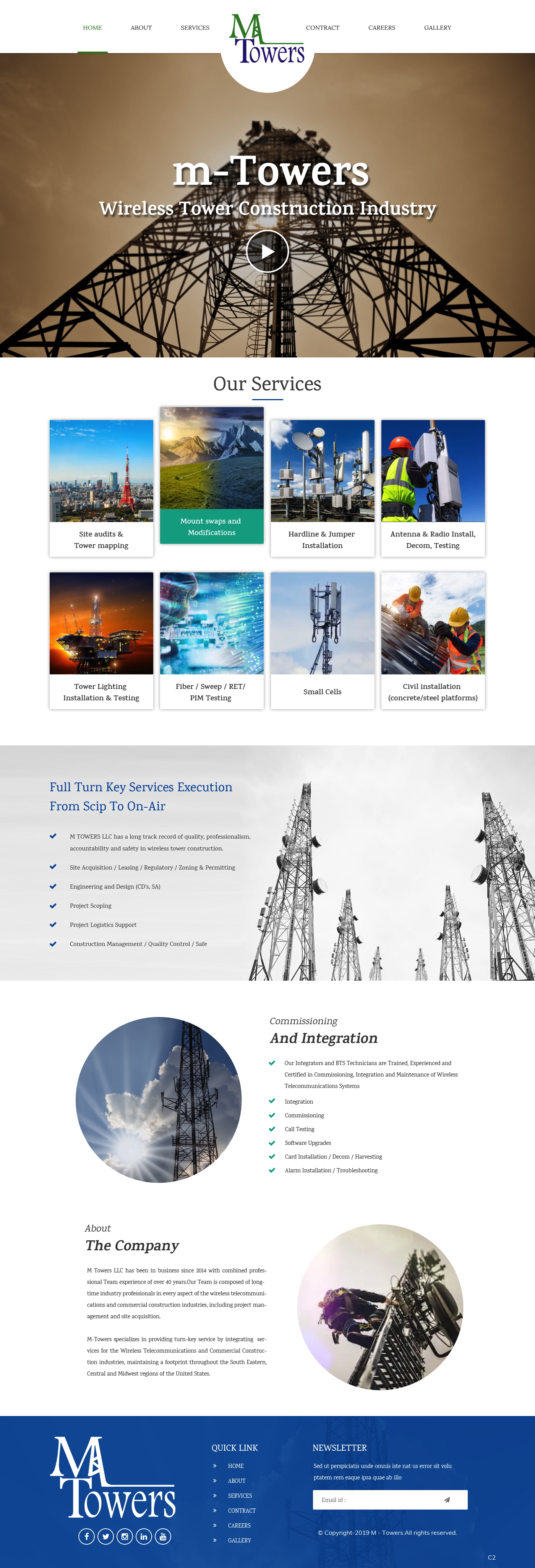 Web Design by pb for M Towers, LLC | Design #23280616