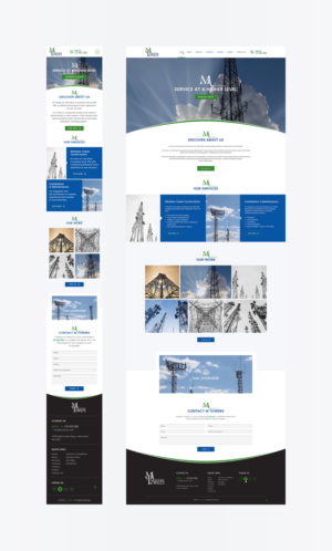 WordPress WEB DESIGN & CODING for www.m-towers.com Wireless Tower Contruction  | Web-Design von Ved Web Services