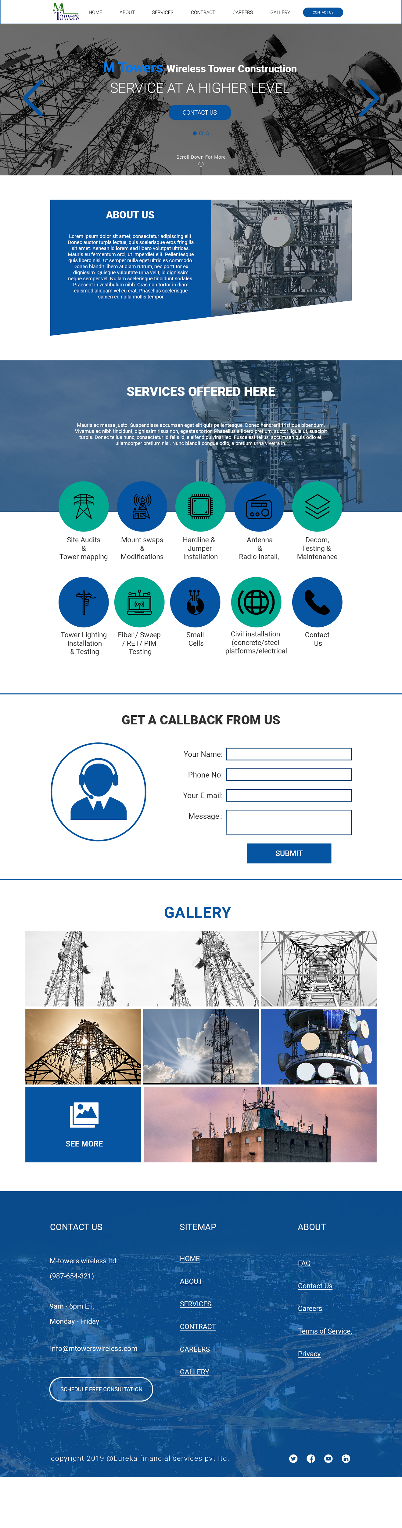 Web-Design von Designtiel für M Towers, LLC | Design #23284149