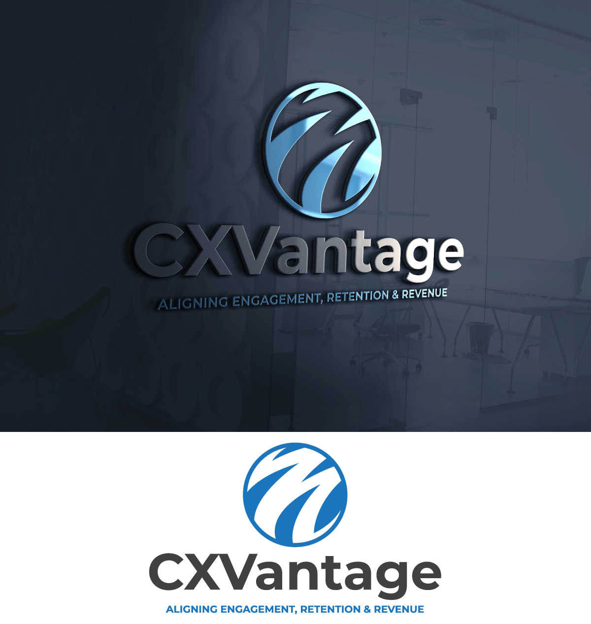 Logo Design by Nova Tech Solutions for CX Vantage | Design #23281882