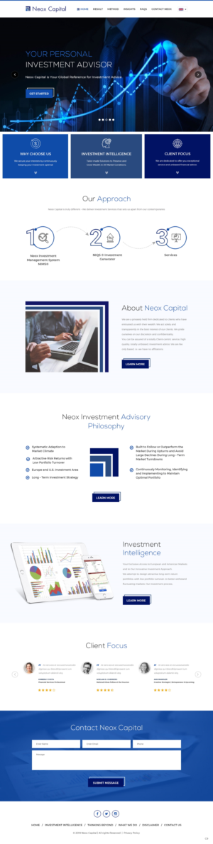 Web Design by pb for Neox Capital | Design: #23288202