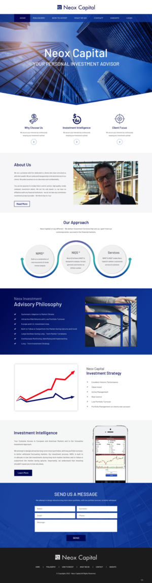 Web Design by pb for Neox Capital | Design: #23288203