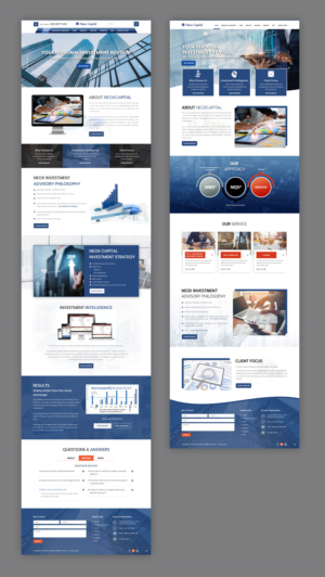 Web Design by pb for Neox Capital | Design: #23288214