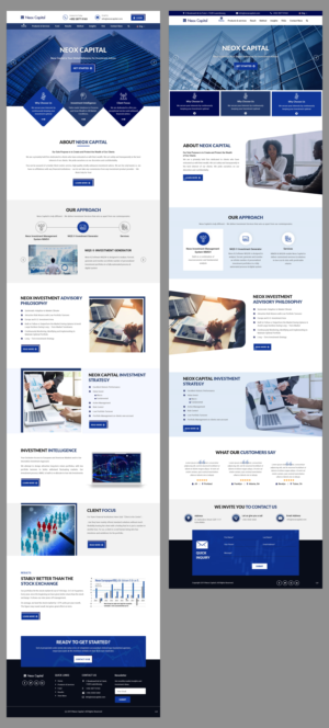 Web Design by pb for Neox Capital | Design: #23288216