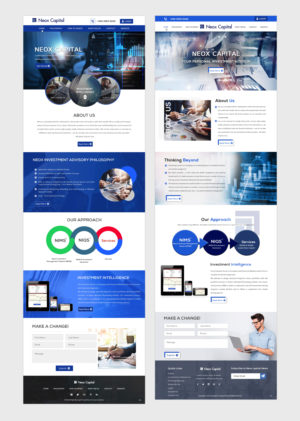 Web Design by pb for Neox Capital | Design: #23288217