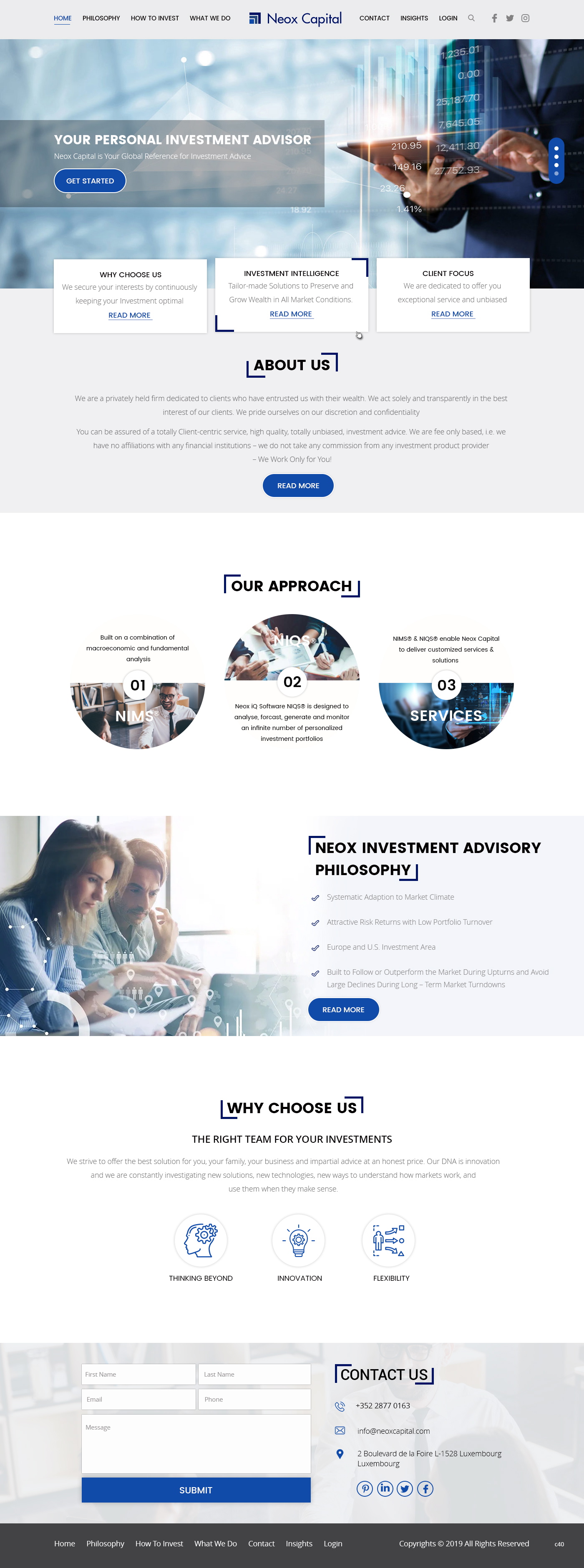 Web Design by pb for Neox Capital | Design #23288224