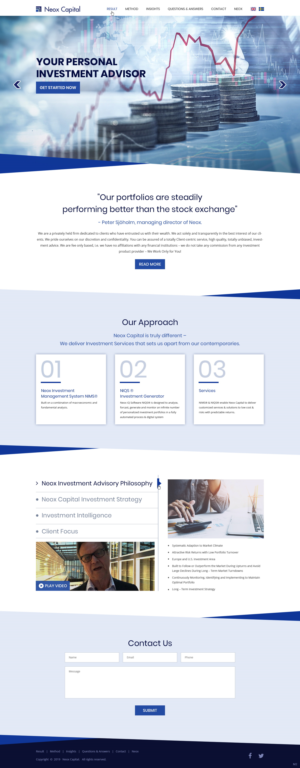 Web Design by pb for Neox Capital | Design: #23288226