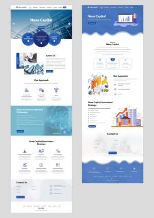 Web Design by pb for Neox Capital | Design: #23288227