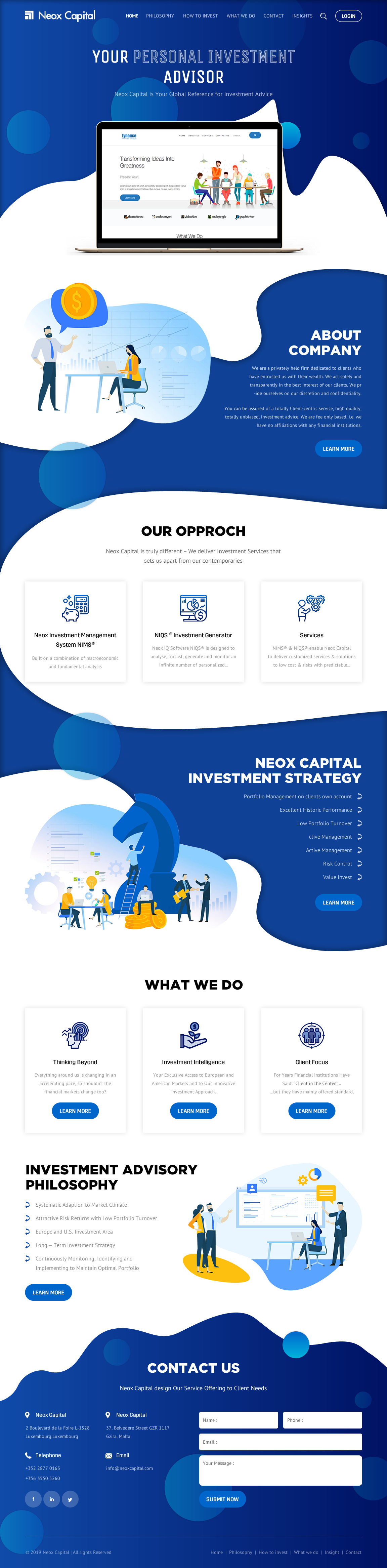 Web Design by rightway for Neox Capital | Design #23288634
