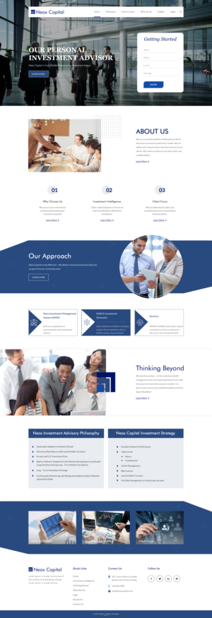Web Design by rightway for Neox Capital | Design: #23319291