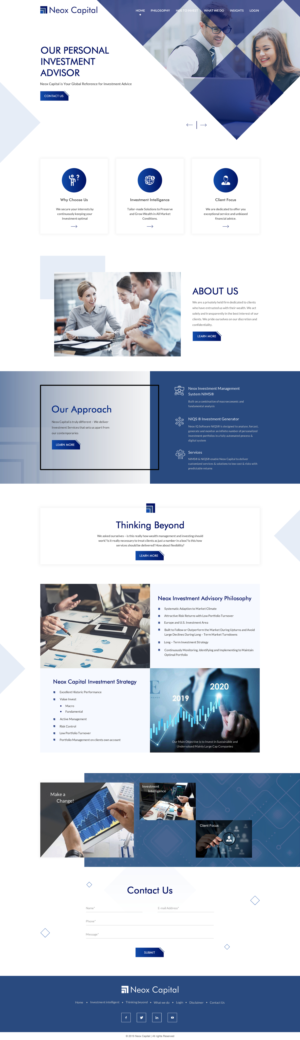 Web Design by rightway for Neox Capital | Design: #23319292