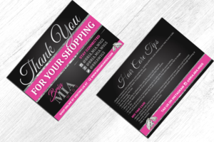 Thank You For Shopping / Hair Care Tips  | Flyer Design by alex989