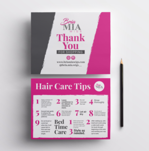 Thank You For Shopping / Hair Care Tips  | Flyer Design by JK18