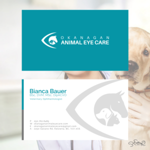 Animal Eye Clinic needs a Business card | Visitenkarten-Design von SamiddhaH